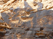 Rock art, Chevelon Canyon; Credit: Spirit Eagle: Arizona