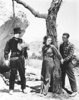Still with George Montgomery Lynne Roberts and James Gillette