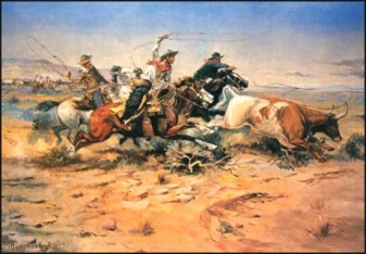 "Herd Quitters"; By Charles Marion Russell, 1902