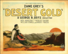 1926 Desert Gold - Sunset poster